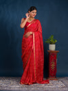 By Bandhani Saree With Casual wear
