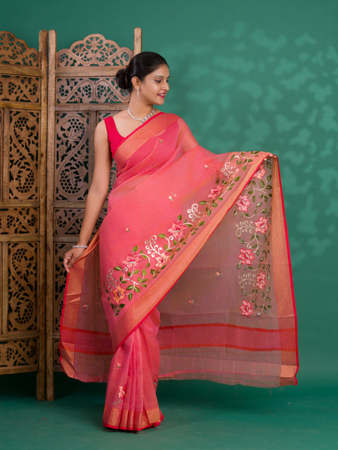 KcPc New Kota Doriya Banarasi Style With kashish work Saree SWA