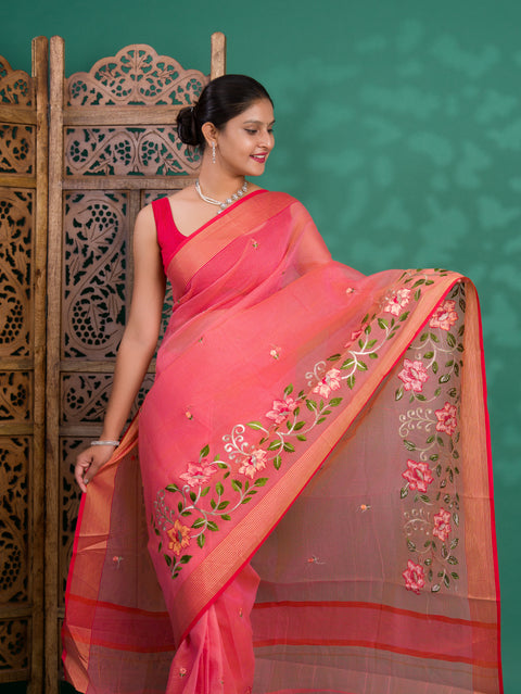 KcPc New Kota Doriya Banarasi Style With kashish work Saree SWA