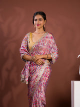 By New Launch Cotton Silk Leheriya Style with Gotapatti Work Saree