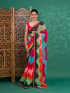 Leheriya StyleSaree With Casual Wear