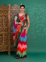 Leheriya StyleSaree With Casual Wear