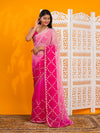 By New BeaytifulChiffon Bollywood Style With Gotapatti Work Saree