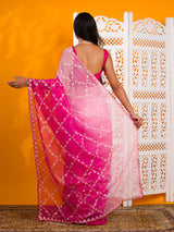 By New BeaytifulChiffon Bollywood Style With Gotapatti Work Saree