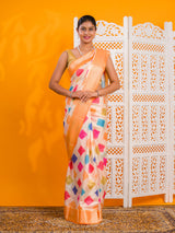 By New Dola Silk Bollywood Style With Zari border Saree