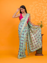 KcPc Elegant Georgette Casual Saree with Zari WeavingCHAND