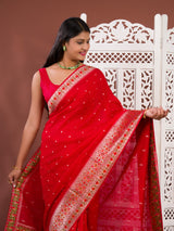 KcPc New Beautiful Banarasi Zari Weaving Saree RB