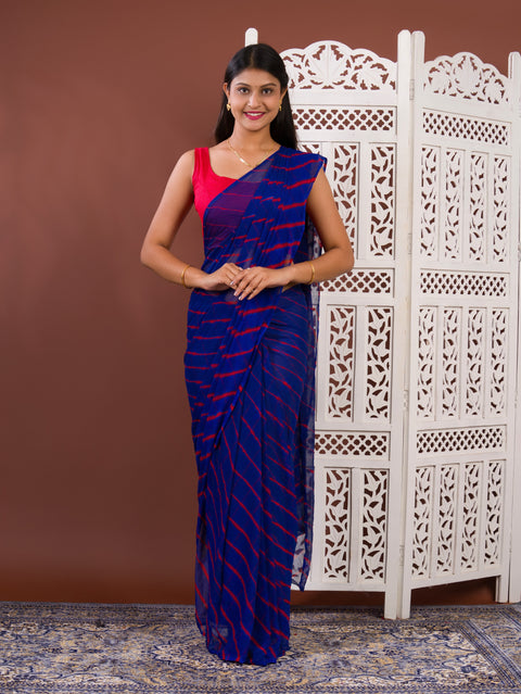 KcPc New Chiffon Leheriya Style With Casual Wear Saree KRN