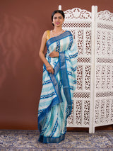 By Leheriya Saree With Party Wear