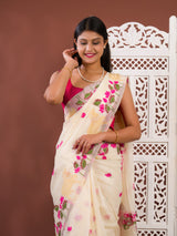 By Kalamkari Cotton Silk Saree with Party Wear Saree