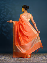 By Banarasi Style With Zari weaving Saree