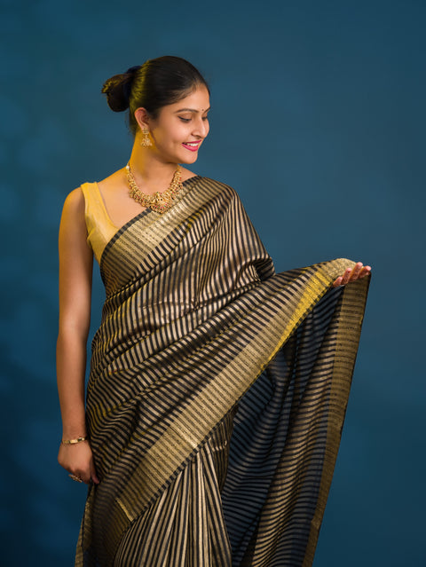 By Banarasi Style With Zari weaving Saree