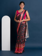 Pashmina Soft Silk Pashmina Style With Digital Print Work Saree under 2000