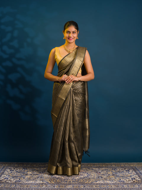 By Banarasi Style With Zari weaving Saree