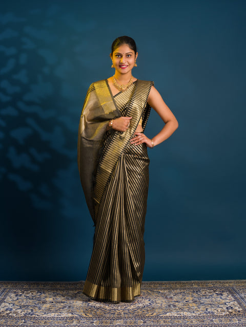 By Banarasi Style With Zari weaving Saree