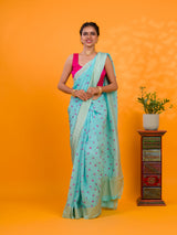 By Bandhani Saree With Traditional Wear