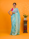 By Bandhani Saree With Traditional Wear