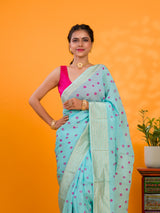 By Bandhani Saree With Traditional Wear