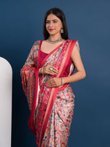  Pashmina Soft Silk Pashmina Style With Digital Print Work Saree under 2000