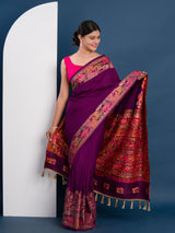 Designer Kashmiri Pashmina Silk Weaving Saree 