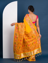 KcPc New SpecialDesigner Kashmiri Pashmina Silk Weaving Saree VJT