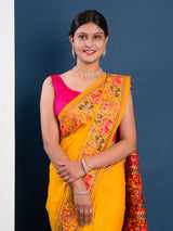 KcPc New SpecialDesigner Kashmiri Pashmina Silk Weaving Saree VJT