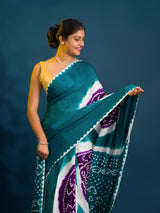 By Bandhani Saree With Festive Wear