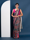  Pashmina Soft Silk Pashmina Style With Digital Print Work Saree in back colour