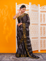 By Bandhani Saree With Festive Wear 