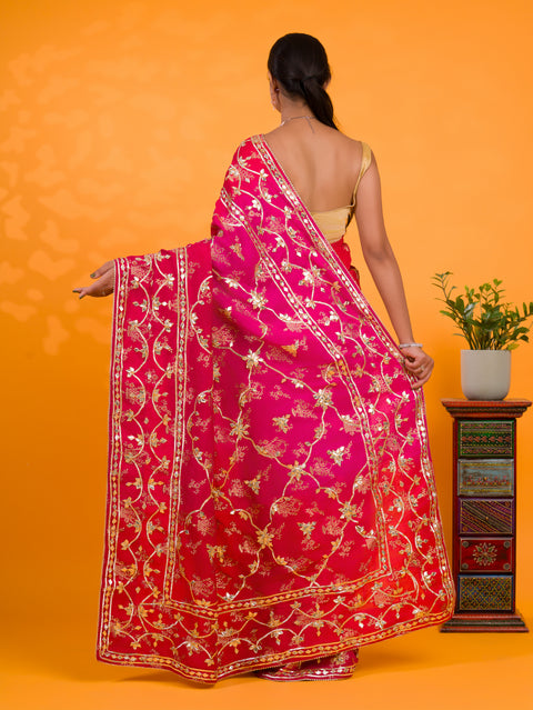 KcPc Pure Munga Silk Meenakari Banarasi Weaving Saree SMJ