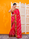 KcPc New Elegant Art Silk Bandhani Saree for Festive Wear & Mangal PathSUL