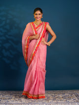 By New One Embroidery Bandhani Border Kota Doriya Saree