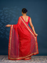 By New One Embroidery Bandhani Border Kota Doriya Saree