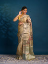 By New Latest Printed Style With Zari weaving Saree