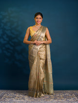 By New Latest Printed Style With Zari weaving Saree