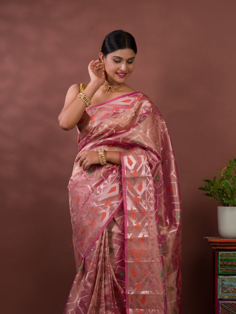 By New Tissue Silk Banarasi Style With Casual Wear Saree