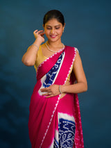 By Bandhani Saree With Festive Wear