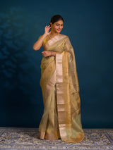 By New Latest Printed Style With Zari weaving Saree