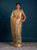 By New Latest Printed Style With Zari weaving Saree