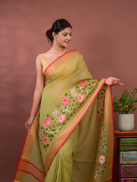 KcPc New Latest Kota Doriya Banarasi Style With kashish work Saree SWA