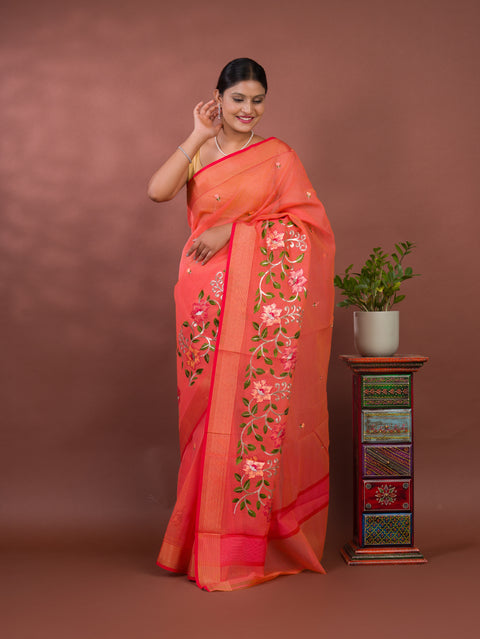 KcPc New Launch Kota Doriya Banarasi Style With kashish work Saree SWA
