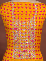 KcPc New Bandhani Art Silk Suit with Gota Patti Work Suit KML