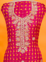 KcPc New Latest Bandhani Art Silk Suit with Gota Patti Work Shit KML