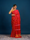 KcPc Traditional Bandhani Saree Crafted in Luxurious Modal Silk Festive Edition PARS