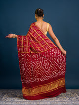 KcPc Latest Designer Modal Silk Saree with Bandhani Print Festive Collection PARS