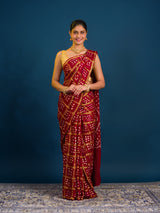 KcPc Latest Designer Modal Silk Saree with Bandhani Print Festive Collection PARS