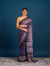 By Bandhani in Ajrakh Style With Office Wear Saree