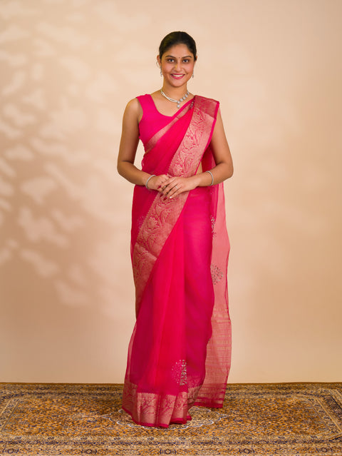 By Banarasi Saree With Festive Wear