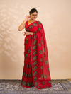 By New Kota dariya Bandhani Style with Bijiya Border work Saree