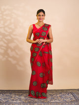 By New Kota dariya Bandhani Style with Bijiya Border work Saree
